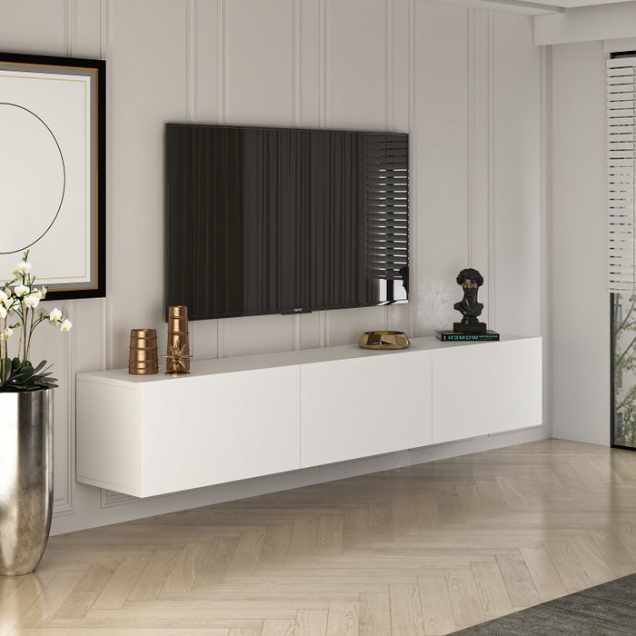 Hanah Home Soporte de TV West - Blanco